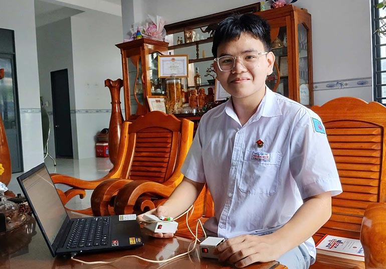 Phạm Hoàng Tuấn Anh đam mê nghiên cứu khoa học kỹ thuật